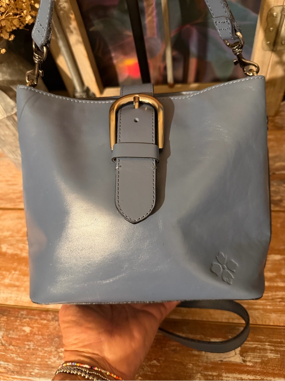 Patricia Nash Irving Leather Bucket Bag - Picture 2 of 9